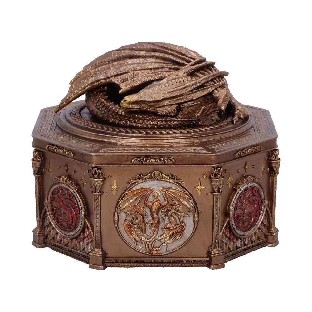 Nemesis Now House Of The Dragon - Syrax Decorative box - Bronze coloured